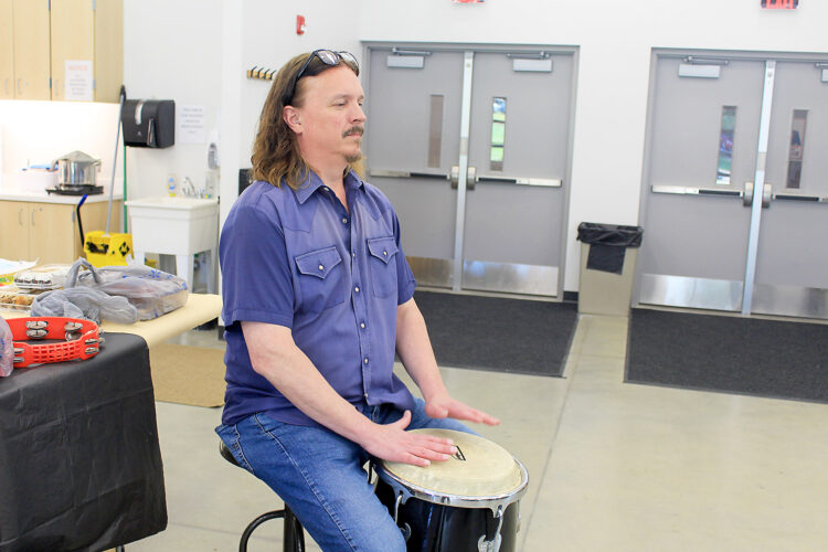 Drummer touts healing of music